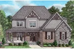 European House Plan Front of Home - Barker Woods Craftsman Home 025D-0111 - Search House Plans and More