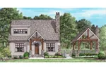 Bungalow House Plan Front of Home - Fox Meadow Craftsman Home 025D-0112 - Search House Plans and More