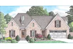 Country French House Plan Front of House 025D-0114