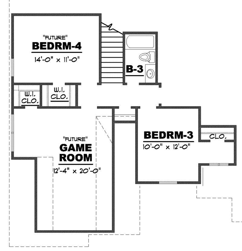 Vacation House Plan Second Floor - Wyndcrest Craftsman Home 025D-0115 - Shop House Plans and More