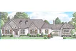 Country French House Plan Front of Home - Corsica Chase European Home 025D-0118 - Search House Plans and More