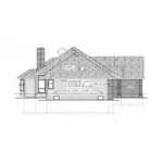 Ranch House Plan Left Elevation - Knollcrest Traditional Home 026D-0112 - Search House Plans and More