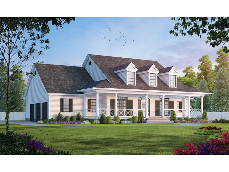 Traditional House Plan Front Image - Dublin Hill Rustic Country Home 026D-0164 - Search House Plans and More