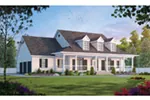Traditional House Plan Front Image - Dublin Hill Rustic Country Home 026D-0164 - Search House Plans and More