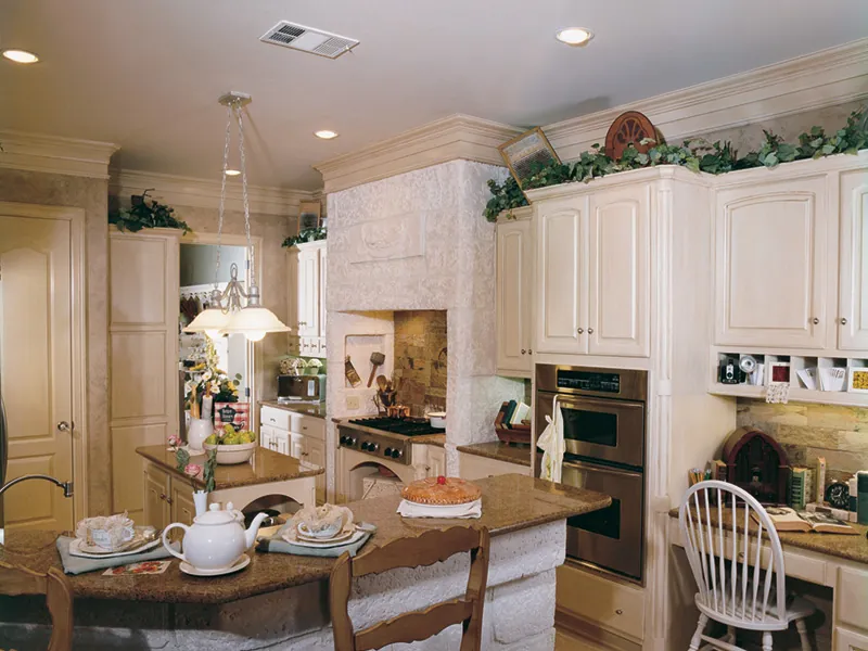 Traditional House Plan Kitchen Photo 01 - Dublin Hill Rustic Country Home 026D-0164 - Search House Plans and More