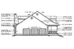Traditional House Plan Left Elevation - Dublin Hill Rustic Country Home 026D-0164 - Search House Plans and More