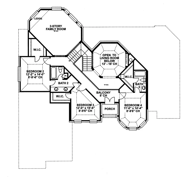 Luxury House Plan Second Floor - Mendenhall European Luxury Home 026D-0175 - Shop House Plans and More