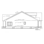 Ranch House Plan Left Elevation - Banbridge Way Ranch Home 026D-0203 - Search House Plans and More