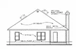 Country House Plan Rear Elevation - Morely Craftsman Ranch Home 026D-0218 - Shop House Plans and More