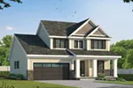 Craftsman House Plan Front Image - Cunninham Cove Country Home 026D-0220 - Search House Plans and More