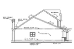 Craftsman House Plan Left Elevation - Cunninham Cove Country Home 026D-0220 - Search House Plans and More
