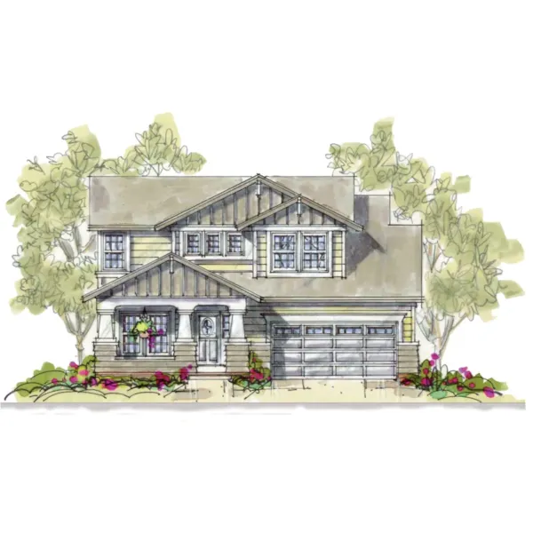 A True Two-Story Craftsman Style Home