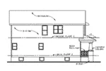 Traditional House Plan Left Elevation - Fair Haven Narrow Lot Home 026D-0227 - Search House Plans and More