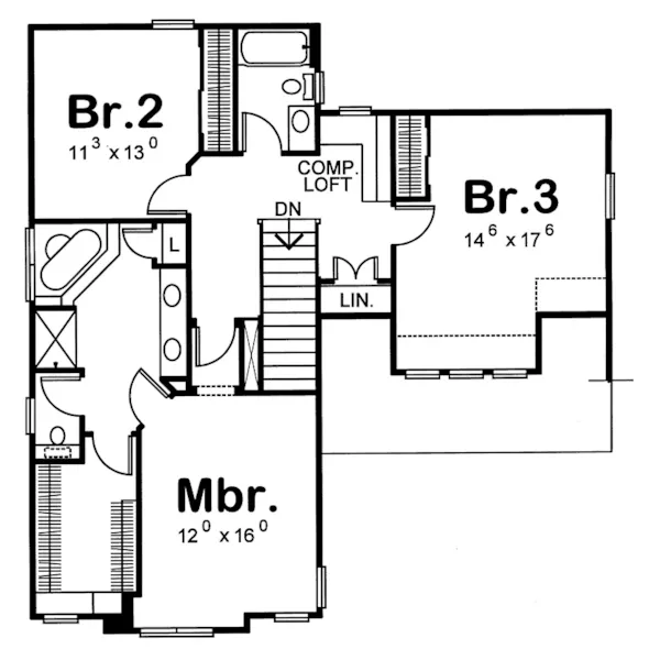 Bungalow House Plan Optional Second Floor - Fair Haven Narrow Lot Home 026D-0227 - Search House Plans and More