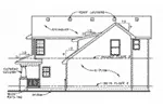 Traditional House Plan Right Elevation - Fair Haven Narrow Lot Home 026D-0227 - Search House Plans and More