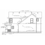 Bungalow House Plan Right Elevation - Fair Haven Narrow Lot Home 026D-0227 - Search House Plans and More