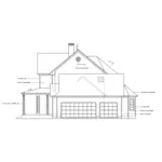 Traditional House Plan Right Elevation - Genoa Hill Traditional Home 026D-0232 - Search House Plans and More