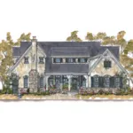 Farmhouse Plan Front Image - Adeline French Country Home 026D-0256 - Search House Plans and More