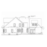 Farmhouse Plan Left Elevation - Adeline French Country Home 026D-0256 - Search House Plans and More