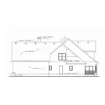 Farmhouse Plan Right Elevation - Adeline French Country Home 026D-0256 - Search House Plans and More