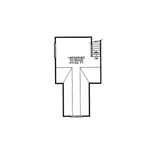 Traditional House Plan Second Floor - Sheffield Hill Craftsman Home 026D-0294 - Shop House Plans and More