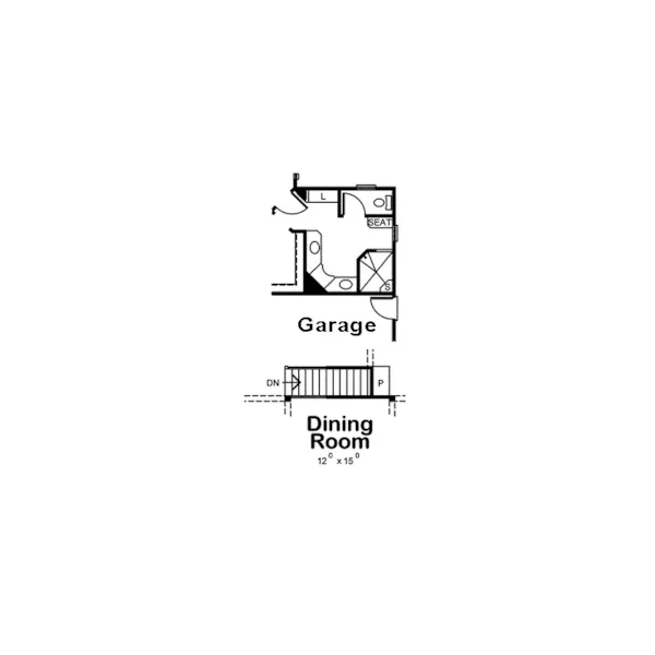 Ranch House Plan Optional Floor Plan - Hopkins Park Craftsman Home 026D-0296 - Search House Plans and More