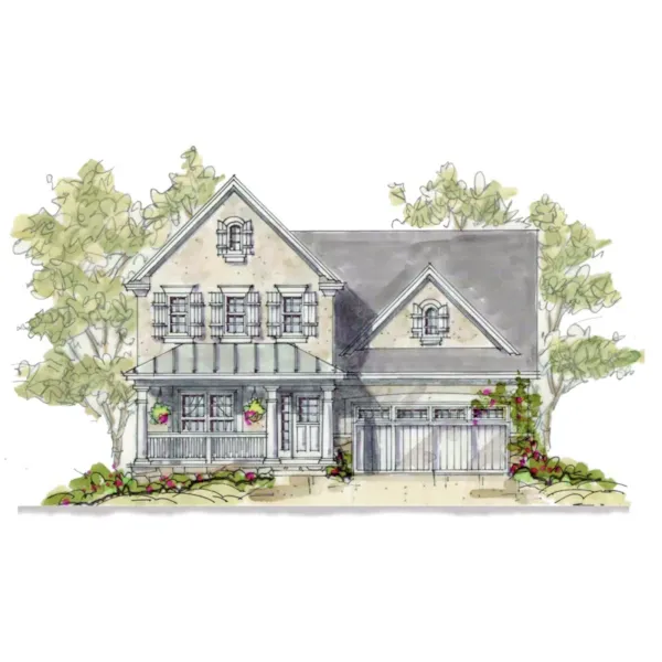 Charming Country Farmhouse Style Two-Story Home