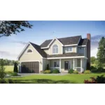 Traditional House Plan Front Photo 02 - Brimley Park Country Home 026D-0402 - Search House Plans and More