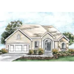 Ranch House Plan Front Image - Sanctuary Ranch Home 026D-1021 - Shop House Plans and More