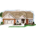 Ranch House Plan Front Image - Harveys Lake Ranch Home 026D-1022 - Search House Plans and More