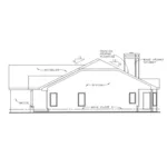 Ranch House Plan Right Elevation - Harveys Lake Ranch Home 026D-1022 - Search House Plans and More