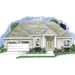 Modern House Plan Front Image - Lombez European Ranch Home 026D-1023 - Shop House Plans and More