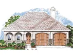 House Plan Front of Home 026D-1024