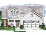 House Plan Front of Home 026D-1026