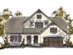 House Plan Front of Home 026D-1182