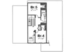 Traditional House Plan Second Floor - McLean Craftsman Style Home 026D-1184 - Shop House Plans and More