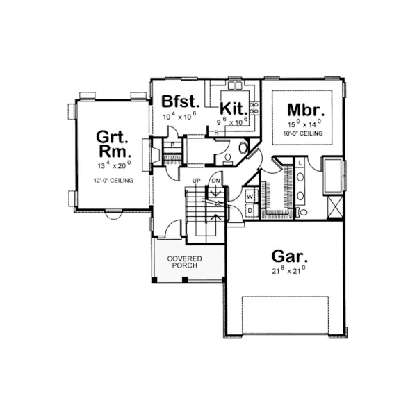 Country House Plan First Floor - Oxford Hill European Home 026D-1186 - Shop House Plans and More