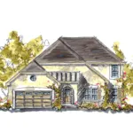 House Plan Front of Home 026D-1195