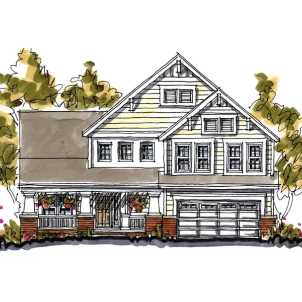 Craftsman Style Home Has Lots Of Curb Appeal