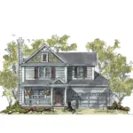 House Plan Front of Home 026D-1210