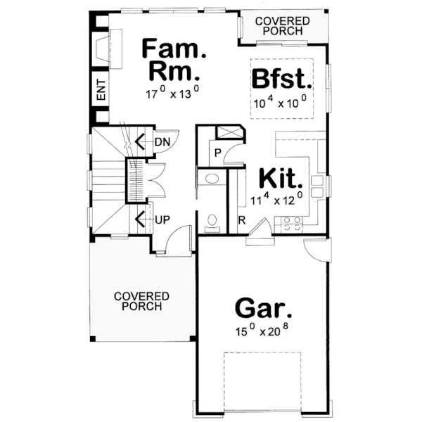 Craftsman House Plan First Floor - Ellis Grove Craftsman Style Home 026D-1244 - Search House Plans and More