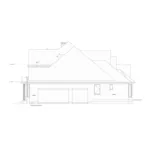 European House Plan Right Elevation - Naperville European Style Home 026D-1324 - Shop House Plans and More