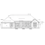 Ranch House Plan Rear Elevation - Daley Two-Story Home 026D-1350 - Search House Plans and More