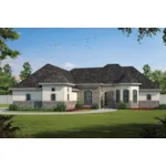 Ranch House Plan Front Image - Hubbard European Ranch Home 026D-1359 - Search House Plans and More