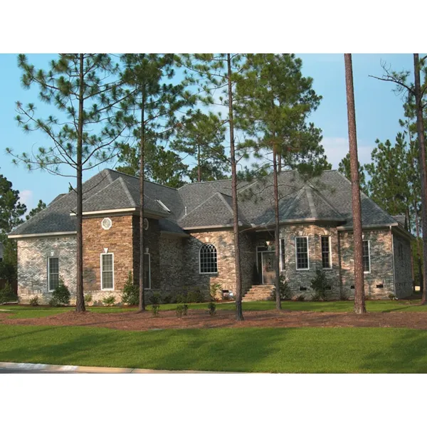 European Ranch Home Features Soothing Gables