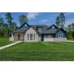 Stone Accents And Dormer Grace This Country Home