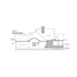 Southern House Plan Left Elevation - Cermak Country Home 026D-1365 - Search House Plans and More