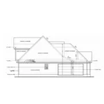 Traditional House Plan Left Elevation - Glenbrook Country Home 026D-1368 - Search House Plans and More