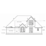 Traditional House Plan Rear Elevation - Glenbrook Country Home 026D-1368 - Search House Plans and More