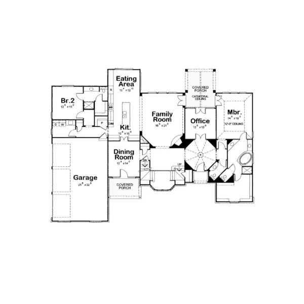 Country French House Plan First Floor - Ardennes Luxury Home 026D-1407 - Search House Plans and More